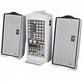 white color Fender Passport PA system